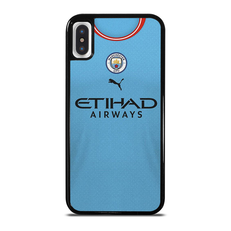 MANCHESTER CITY 2022-23 JERSEY iPhone X / XS Case Cover