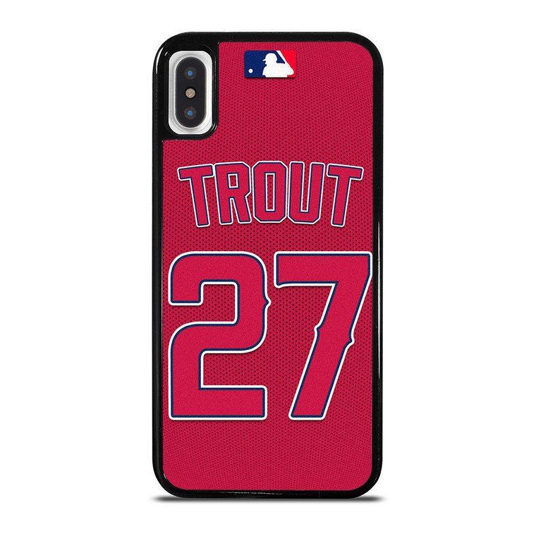 MIKE TROUT LOS ANGELES ANGELS MLB iPhone X / XS Case Cover