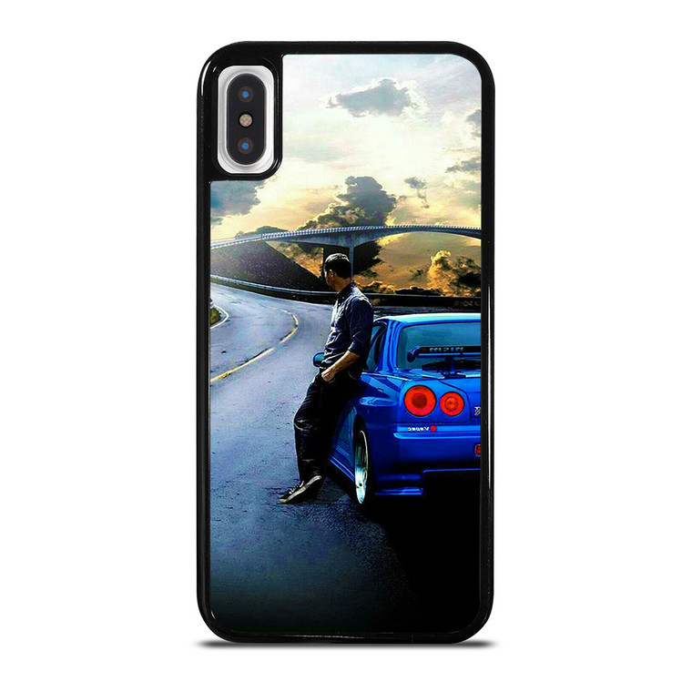 PAUL WALKER FAST AND FURIOUS iPhone X / XS Case Cover