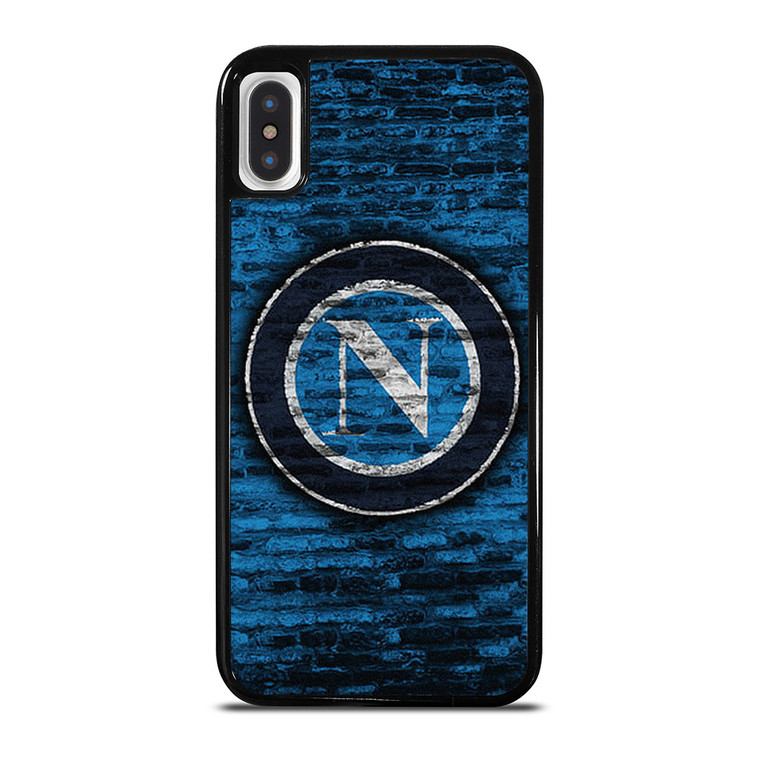 SSC NAPOLI TEXTURED LOGO iPhone X / XS Case Cover
