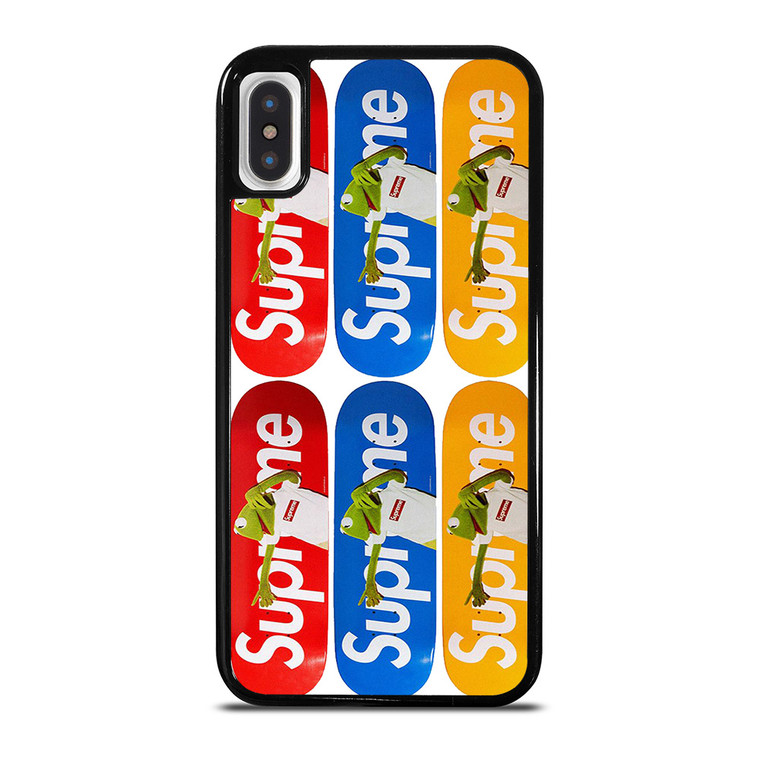 SUPREME SKATEBOARDS KERMIT FROG iPhone X / XS Case Cover