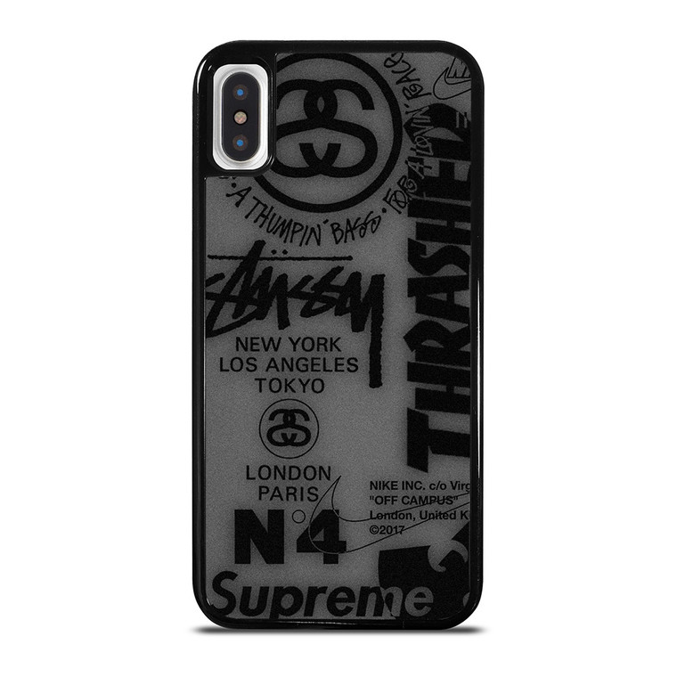 SUPREME STUSSY HYPEBEAST iPhone X / XS Case Cover
