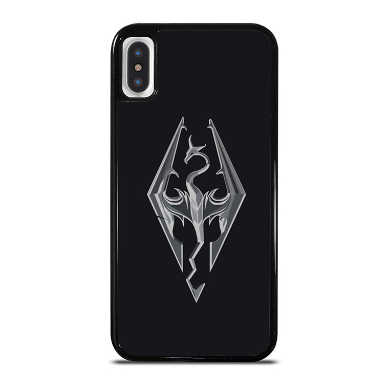 THE ELDER SCROLLS SKYRIM FLAT LOGO iPhone X / XS Case Cover