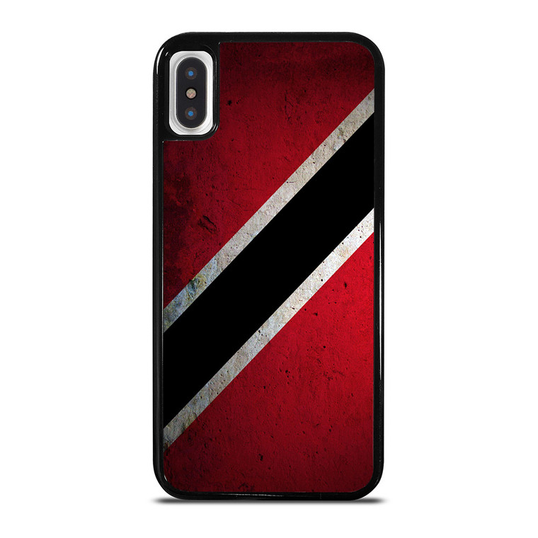 TRINIDAD AND TOBAGO TEXTURED FLAG iPhone X / XS Case Cover