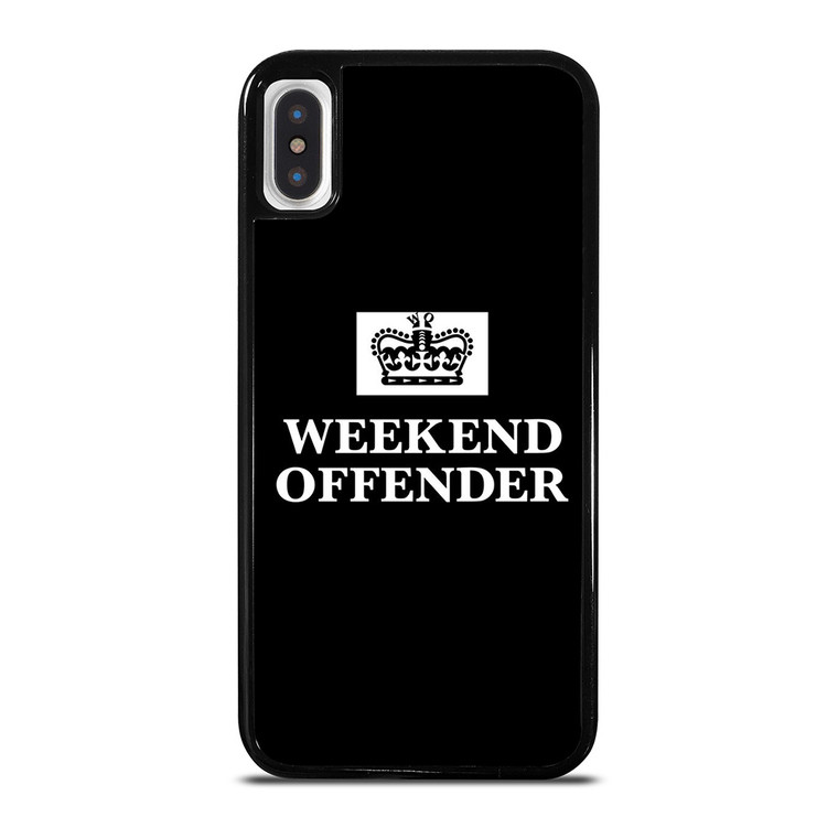 WEEKEND OFFENDER LOGO iPhone X / XS Case Cover
