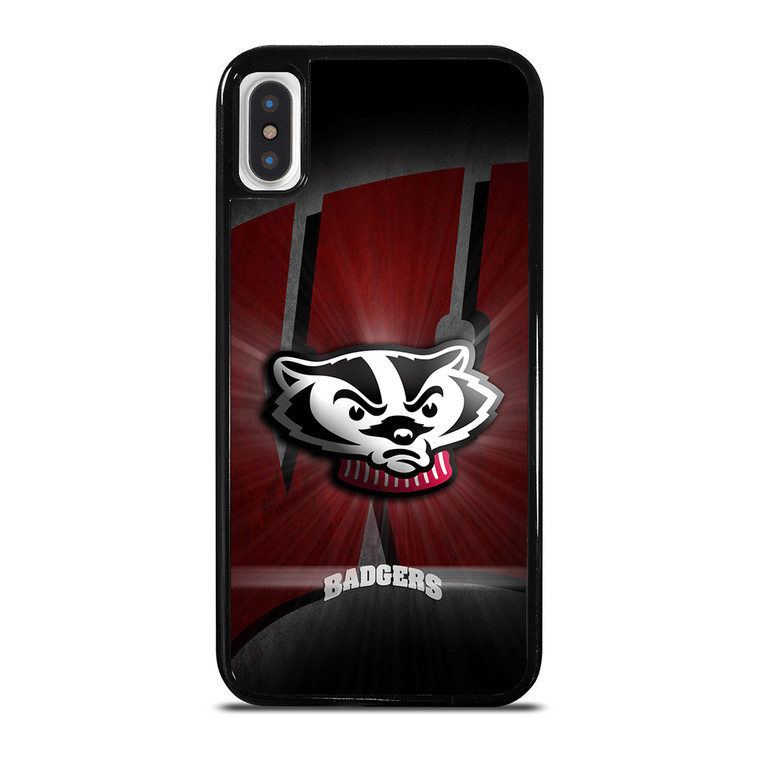 WISCONSIN BADGERS FOOTBALL LOGO iPhone X / XS Case Cover