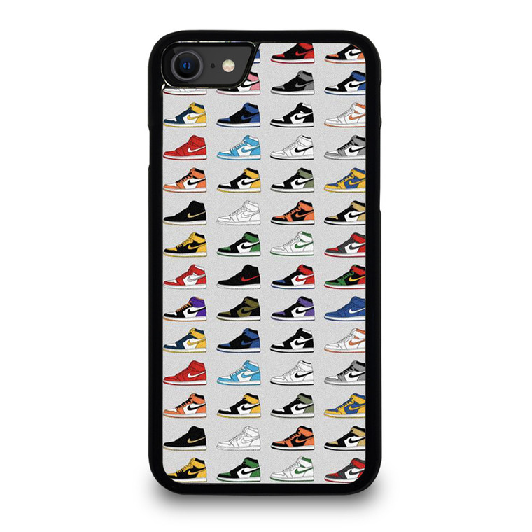 AIR JORDAN SHOES COLLAGE iPhone SE 2020 Case Cover