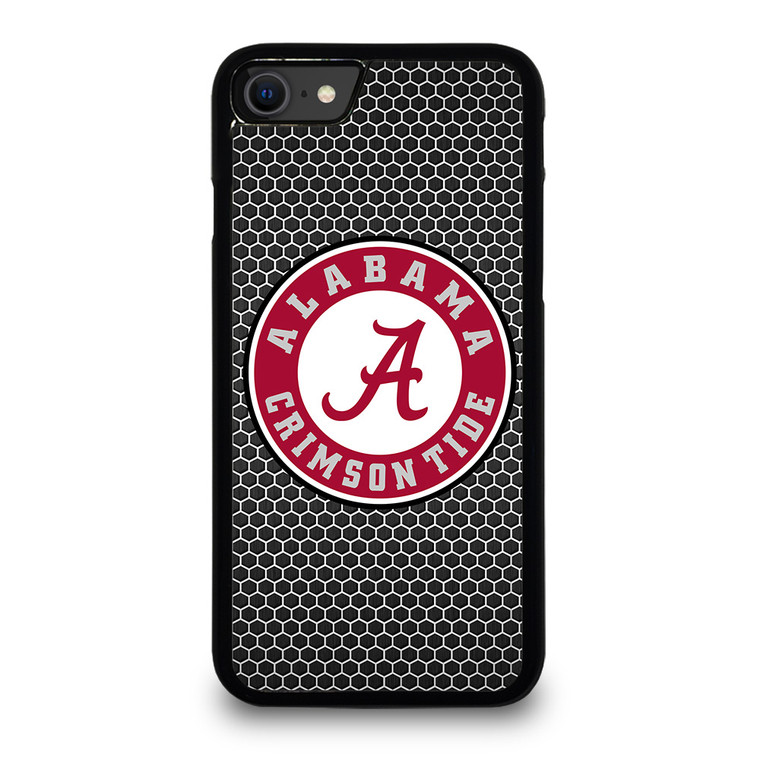 ALABAMA CRIMSON TIDE FOOTBALL METAL iPhone SE 2020 Case Cover
