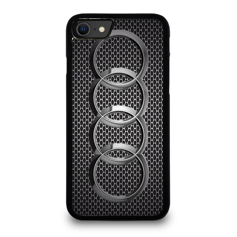 AUDI CAR METAL LOGO iPhone SE 2020 Case Cover