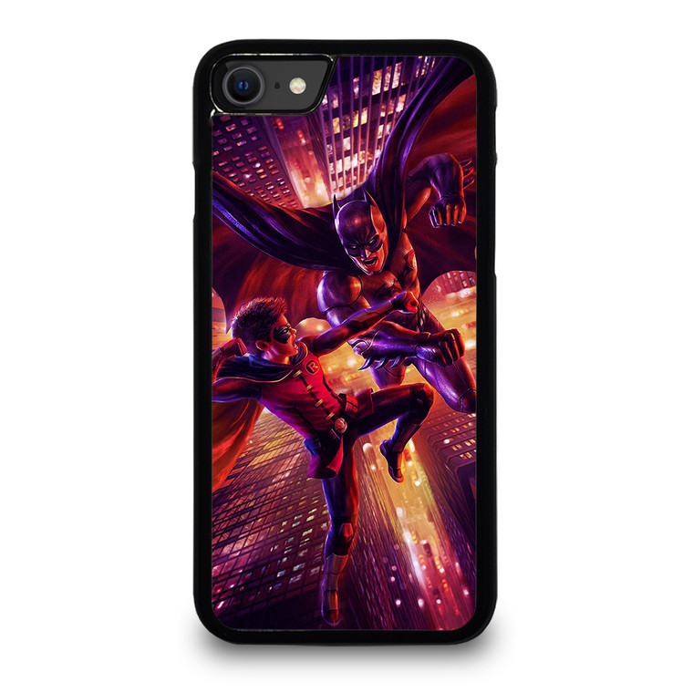 BATMAN AND ROBIN FIGHT iPhone SE 2020 Case Cover