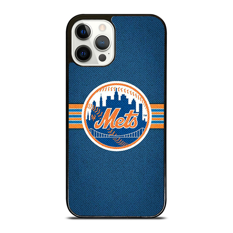 NEW YORK METS MLB BASEBALL LOGO iPhone 12 Pro Case Cover
