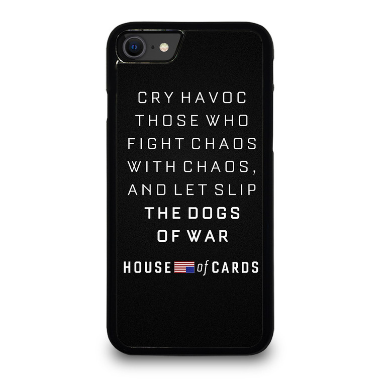 HOUSE OF CARDS QUOTES iPhone SE 2020 Case Cover