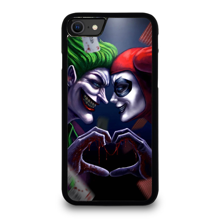 JOKER LOVE HARLEY QUINN ART iPhone SE 2020 Case Cover