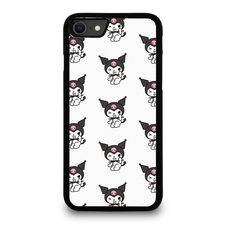 KUROMI CAT ANIME PATTERN iPhone SE 2020 Case Cover