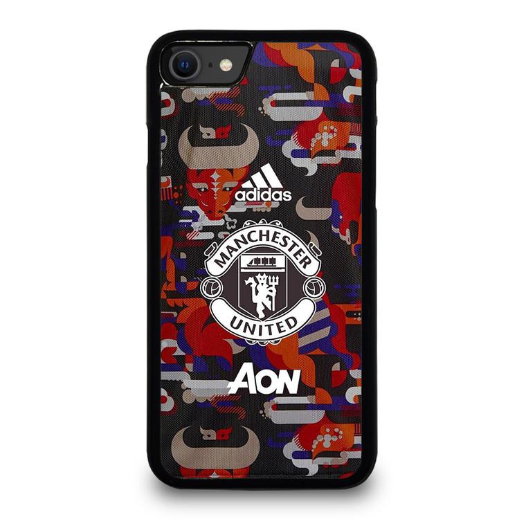 MANCHESTER UNITED AON JERSEY iPhone SE 2020 Case Cover MANCHESTER UNITED AON JERSEY iPhone SE 2020 Case Cover