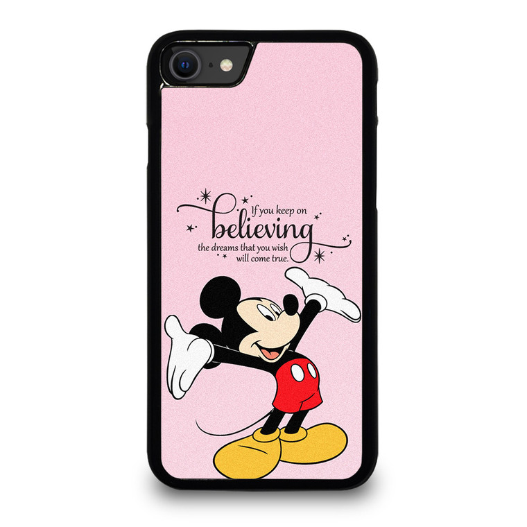 MICKEY MOUSE DISNEY QUOTES iPhone SE 2020 Case Cover