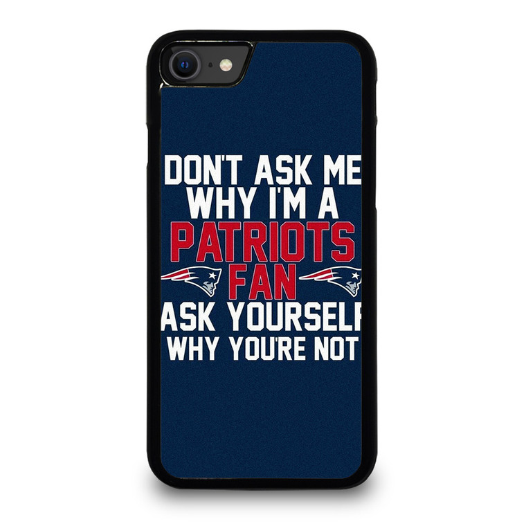 NEW ENGLAND PATRIOTS FANS iPhone SE 2020 Case Cover