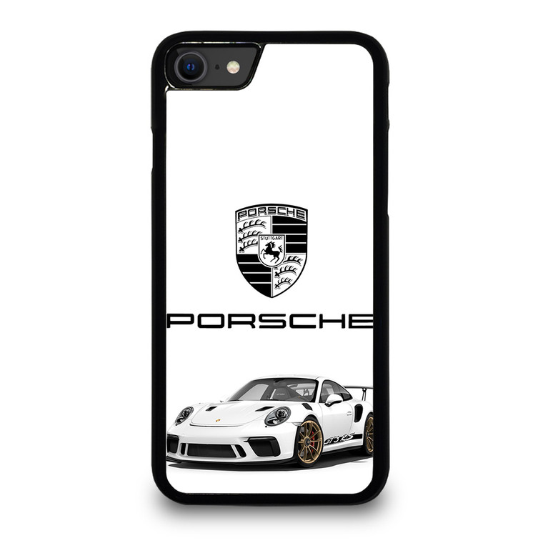 PORSCHE GT3 RS WHITE iPhone SE 2020 Case Cover