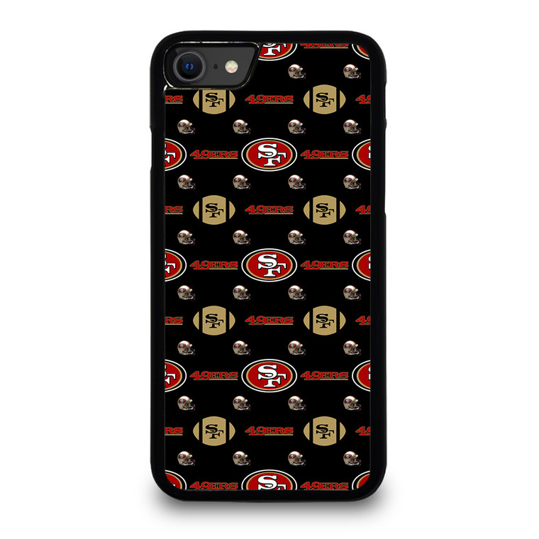 SAN FRANCISCO 49ERS FOOTBALL PATTERN iPhone SE 2020 Case Cover