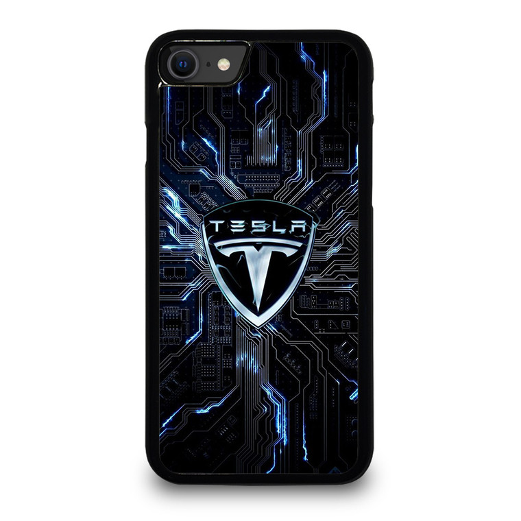 TESLA CAR ENGINE iPhone SE 2020 Case Cover