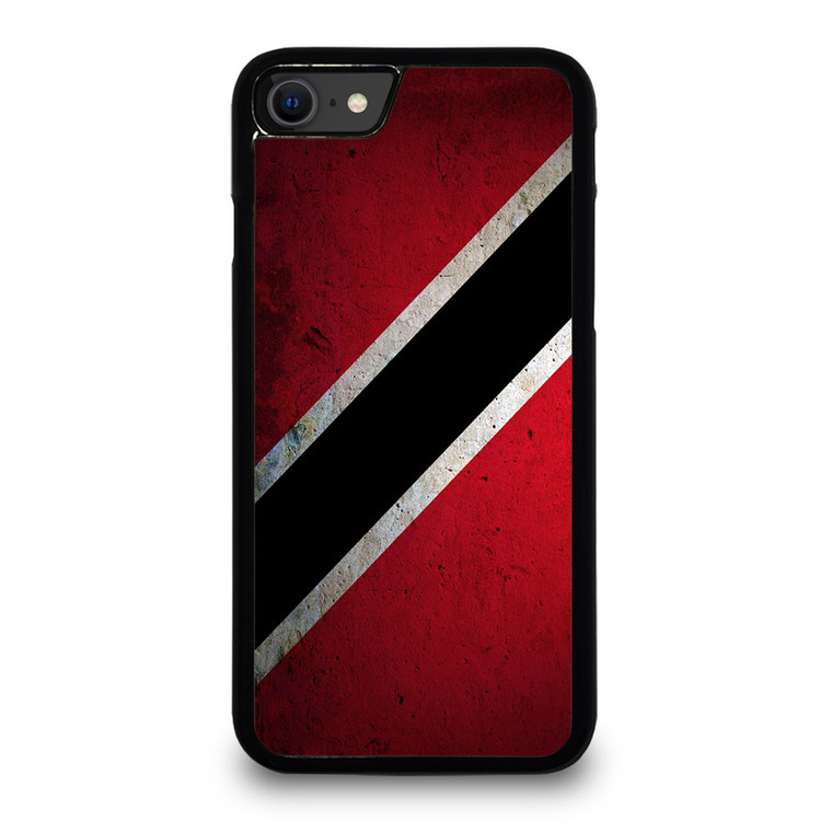 TRINIDAD AND TOBAGO TEXTURED FLAG iPhone SE 2020 Case Cover