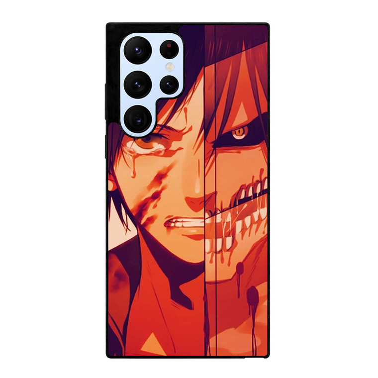 ATTACK ON TITAN EREN YEAGER ANIME Samsung Galaxy S22 Ultra Case Cover