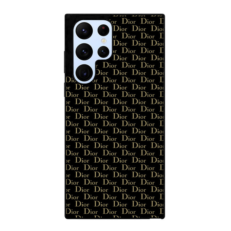 CHRISTIAN DIOR LOGO PATTERN Samsung Galaxy S22 Ultra Case Cover