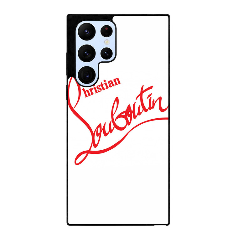 CHRISTIAN LOUBOUTIN WHITE Samsung Galaxy S22 Ultra Case Cover