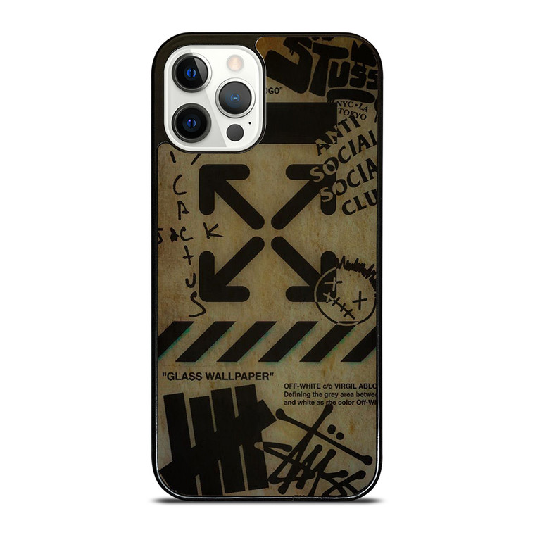 OFF WHITE STUSSY UNDEFEATED CACTUS JACK iPhone 12 Pro Case Cover