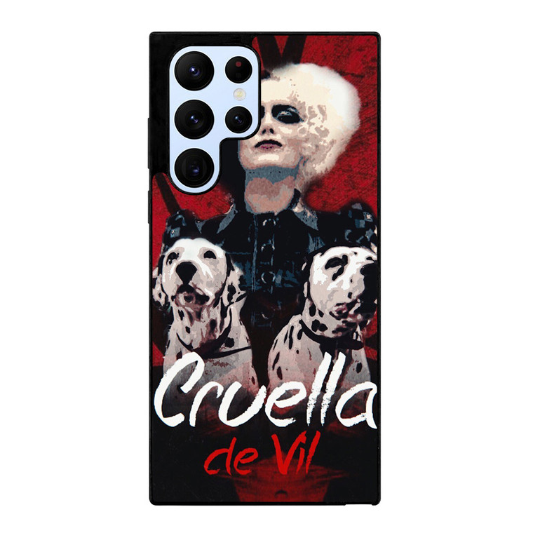 DISNEY CRUELLA DE VIL DALMATIAN Samsung Galaxy S22 Ultra Case Cover