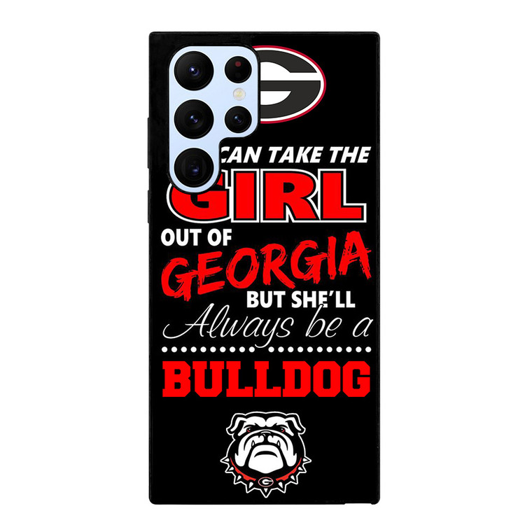 GEAORGIA BULLDOGS FOOTBALL GIRL Samsung Galaxy S22 Ultra Case Cover
