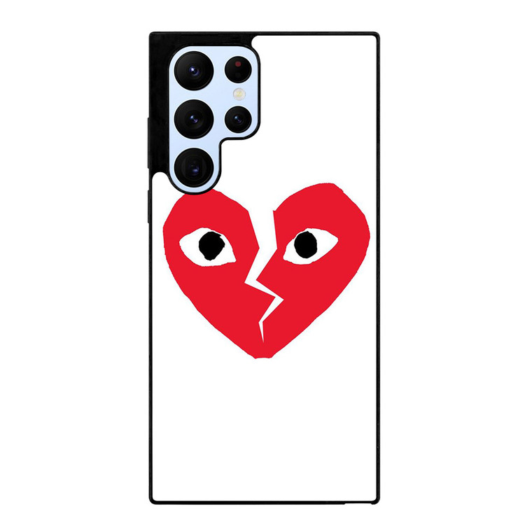 HEART BREAK COMME DES GARCONS Samsung Galaxy S22 Ultra Case Cover