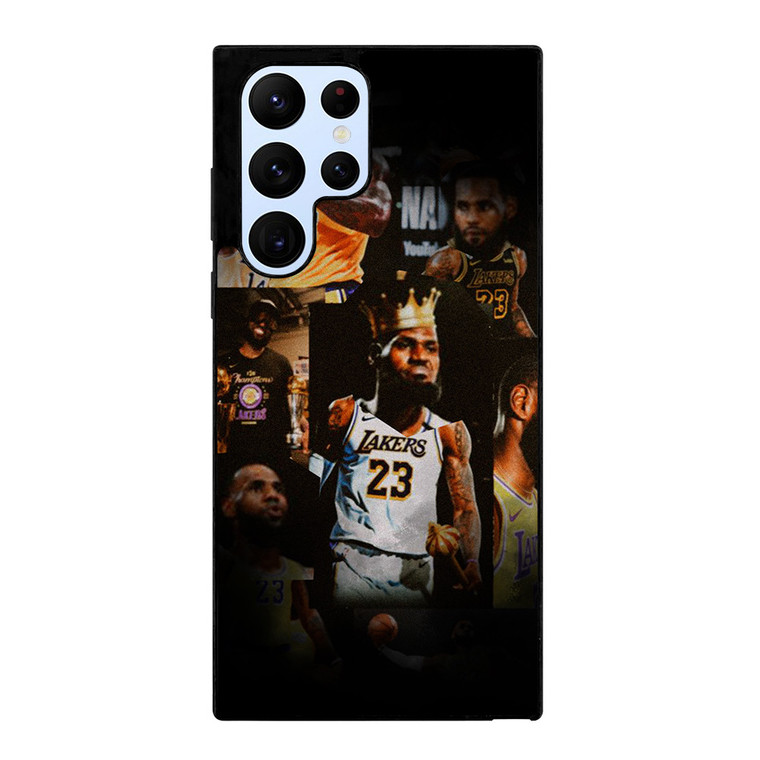 LEBRON JAMES LAKERS COLLAGE Samsung Galaxy S22 Ultra Case Cover