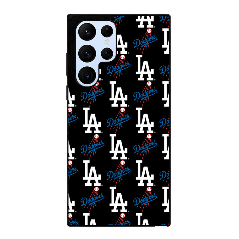 LOS ANGELES DODGERS BASEBALL PATTERN Samsung Galaxy S22 Ultra Case Cover