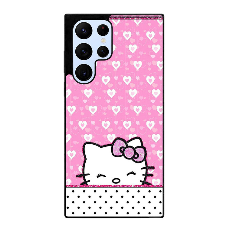 LOVELY HELLO KITTY Samsung Galaxy S22 Ultra Case Cover