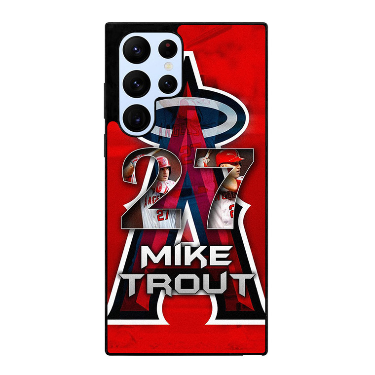 MIKE TROUT LOS ANGELES ANGELS Samsung Galaxy S22 Ultra Case Cover