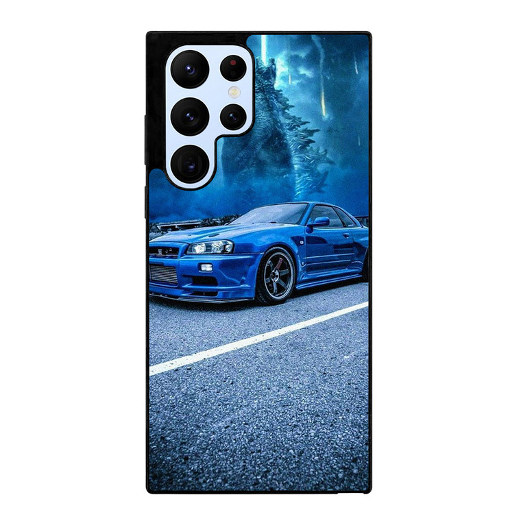NISSAN GTR GODZILLA BLUE 2 Samsung Galaxy S22 Ultra Case Cover