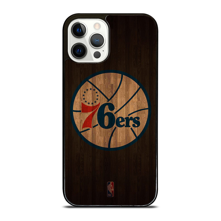 PHILADELPHIA 76ERS BASKETBALL COURT NBA iPhone 12 Pro Case Cover