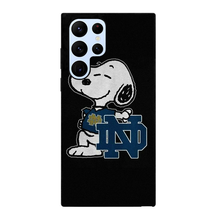 SNOOPY NOTRE DAME FIGHTING IRISH Samsung Galaxy S22 Ultra Case Cover