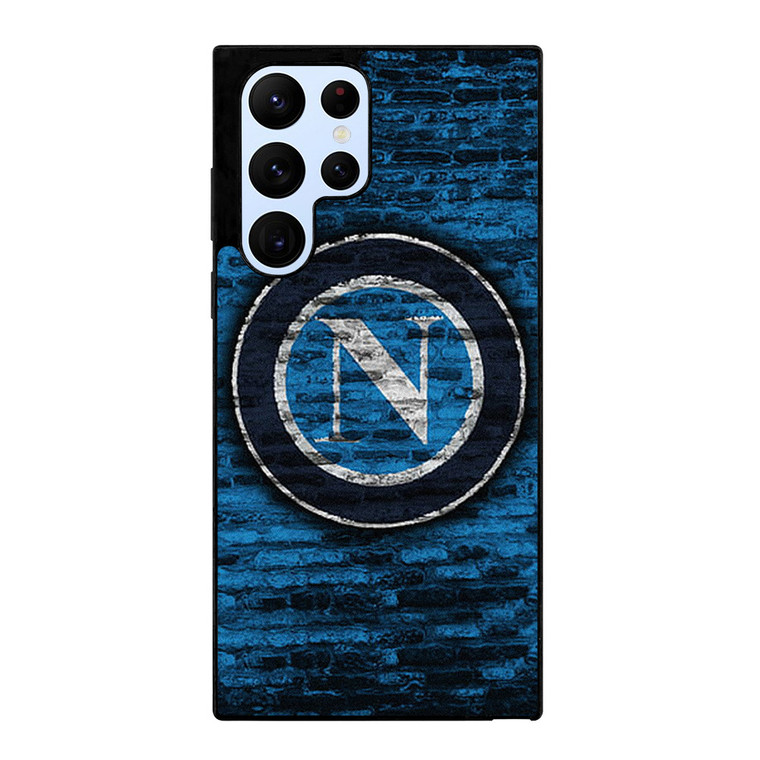 SSC NAPOLI TEXTURED LOGO Samsung Galaxy S22 Ultra Case Cover