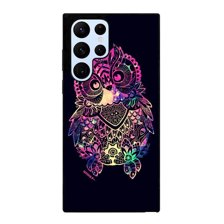TRIBAL OWL ART Samsung Galaxy S22 Ultra Case Cover