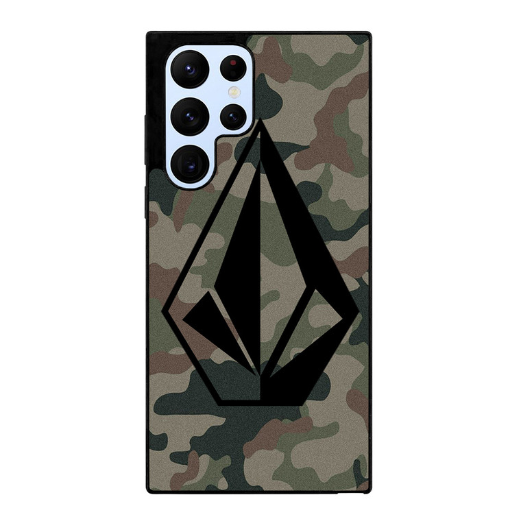 VOLCOM LOGO CAMO Samsung Galaxy S22 Ultra Case Cover VOLCOM LOGO CAMO Samsung Galaxy S22 Ultra Case Cover