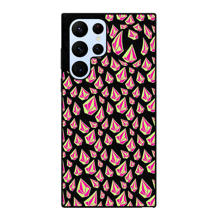 VOLCOM LOGO PATTERN Samsung Galaxy S22 Ultra Case Cover