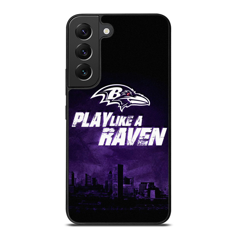 BALTIMORE RAVENS WORD Samsung Galaxy S22 Plus Case Cover BALTIMORE RAVENS WORD Samsung Galaxy S22 Plus Case Cover