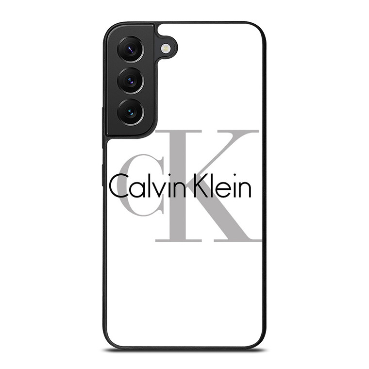 CALVIN KLEIN WHITE LOGO Samsung Galaxy S22 Plus Case Cover