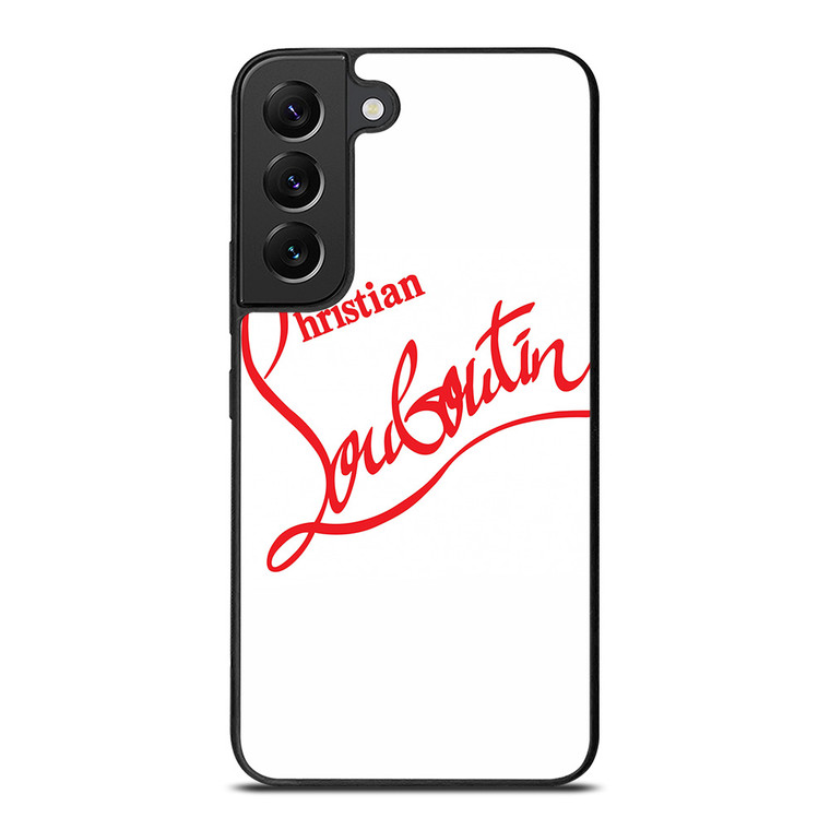 CHRISTIAN LOUBOUTIN WHITE Samsung Galaxy S22 Plus Case Cover