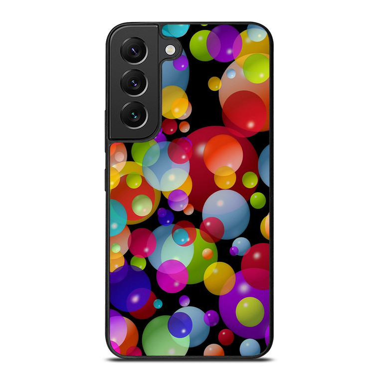 COLURFUL BUBBLES PATTERN Samsung Galaxy S22 Plus Case Cover