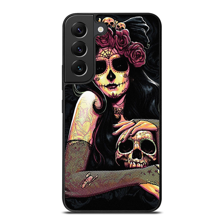 DIA DE LOS MUERTOS ART Samsung Galaxy S22 Plus Case Cover