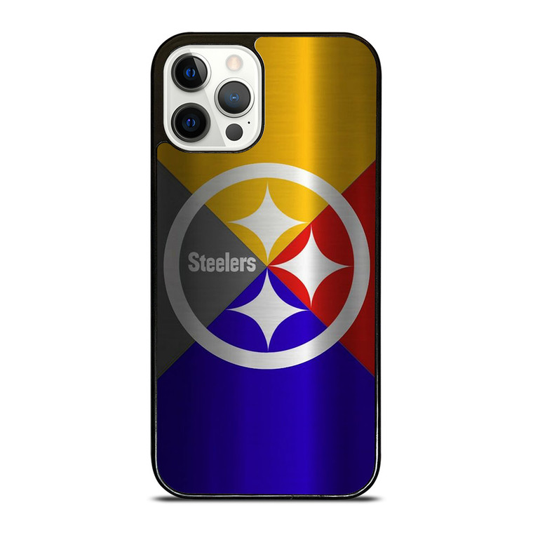 PITTSBURGH STEELERS NFL FOOTBALL METAL iPhone 12 Pro Case Cover