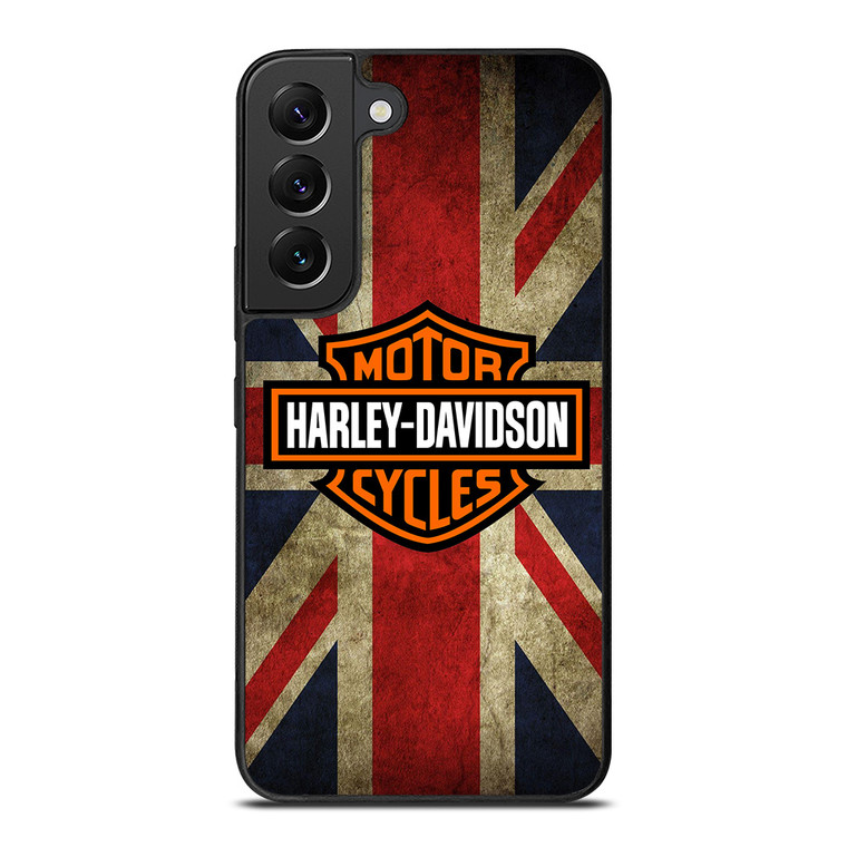 HARLEY DAVIDSON BRITISH UNION JACK Samsung Galaxy S22 Plus Case Cover